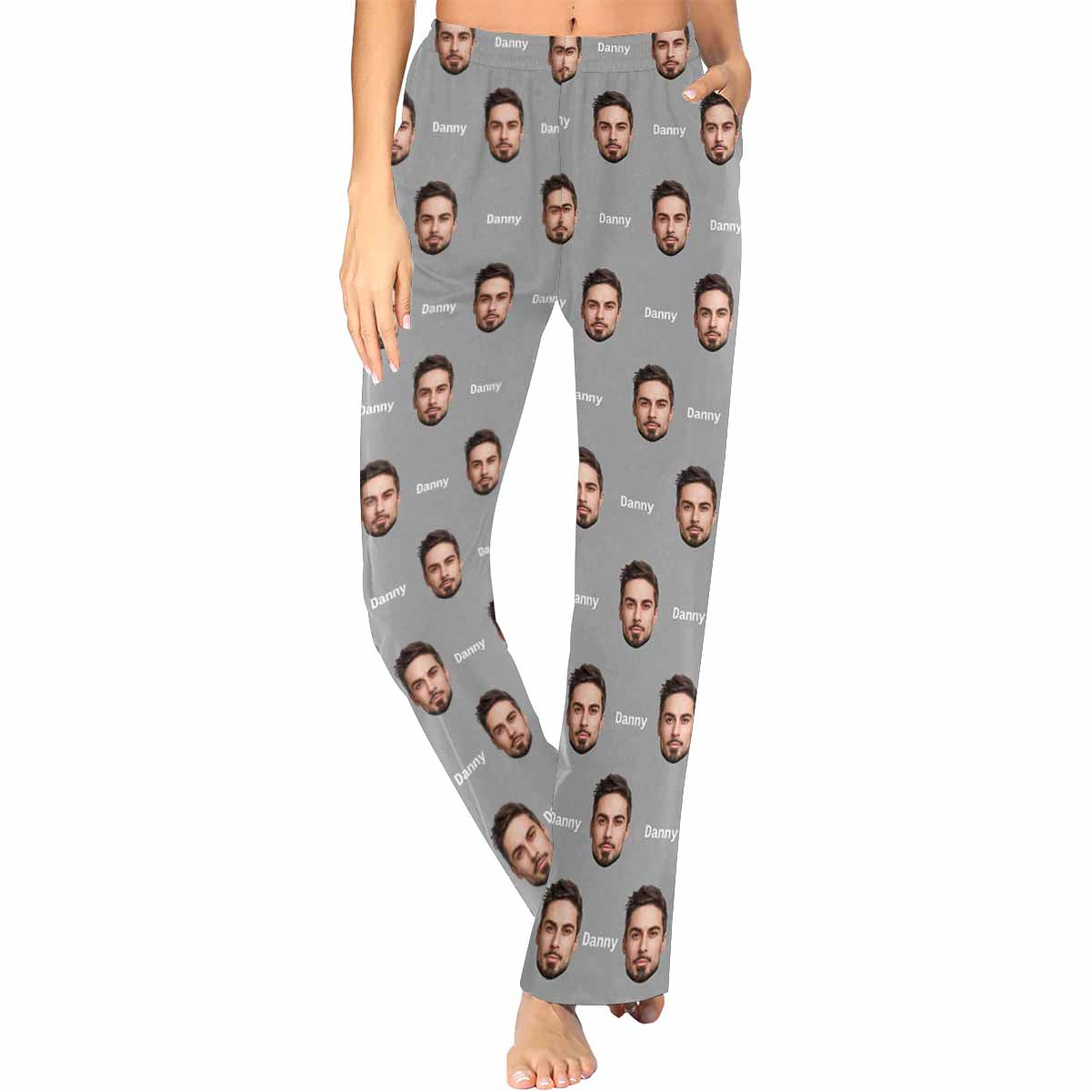 Personalized Face&Name Pajama Pants for Women Custom Photo Printed Paj ...