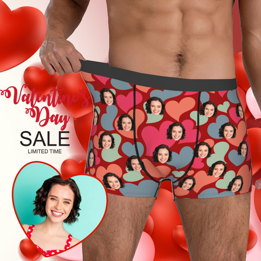 Customized Boxers for Men with Faces Custom Underwear for Men Personalized  Gifts for Boyfriend