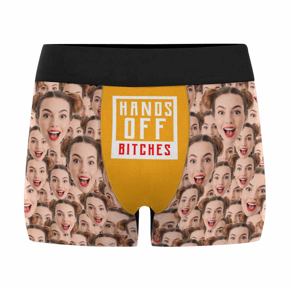 Personalized Mens Boxer Briefs with Funny GF Face Custom Multi Face Ph –  Zenzzle