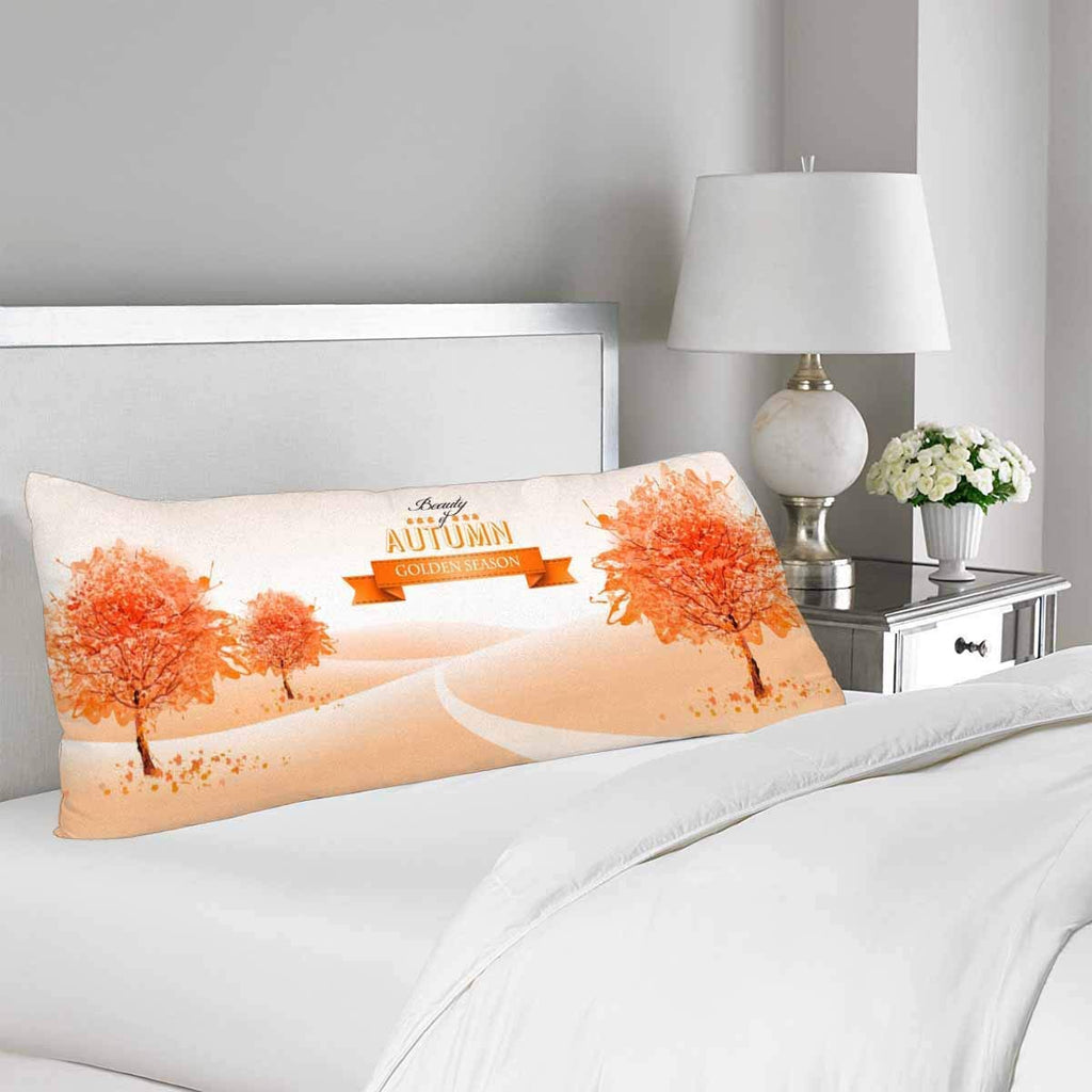 Fall Landscape Autumn Tree Pillow Covers Pillowcase Zipper 21x60 Twin Sides