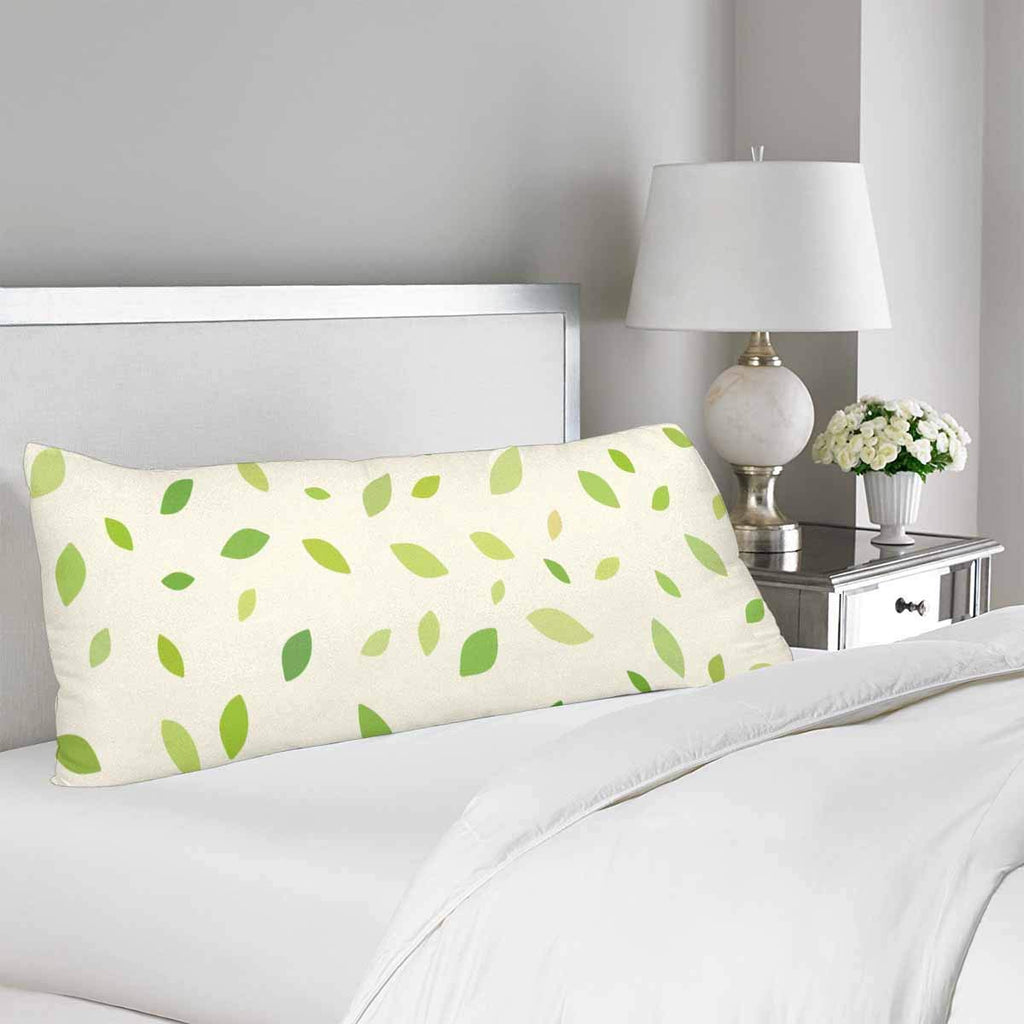 Abstract Falling Leaves Pillow Covers Pillowcase Zipper 21x60 Twin Sides