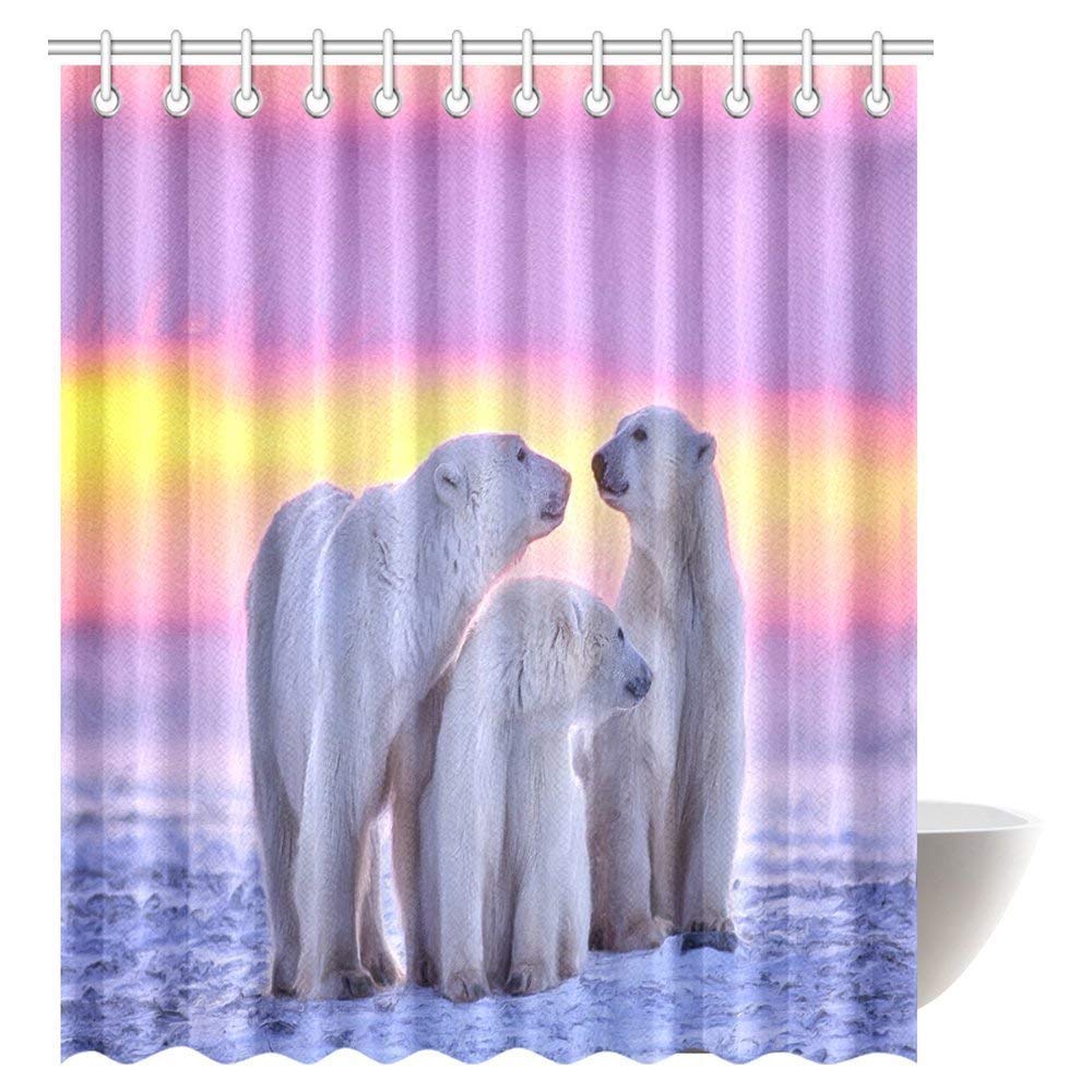 Buy Sea Animals Decor Collection, Polar Bear Family Snow Cold Winter North  Image Print Theme Bathroom Decor Set with Hooks at the best price with free  shipping – Zenzzle