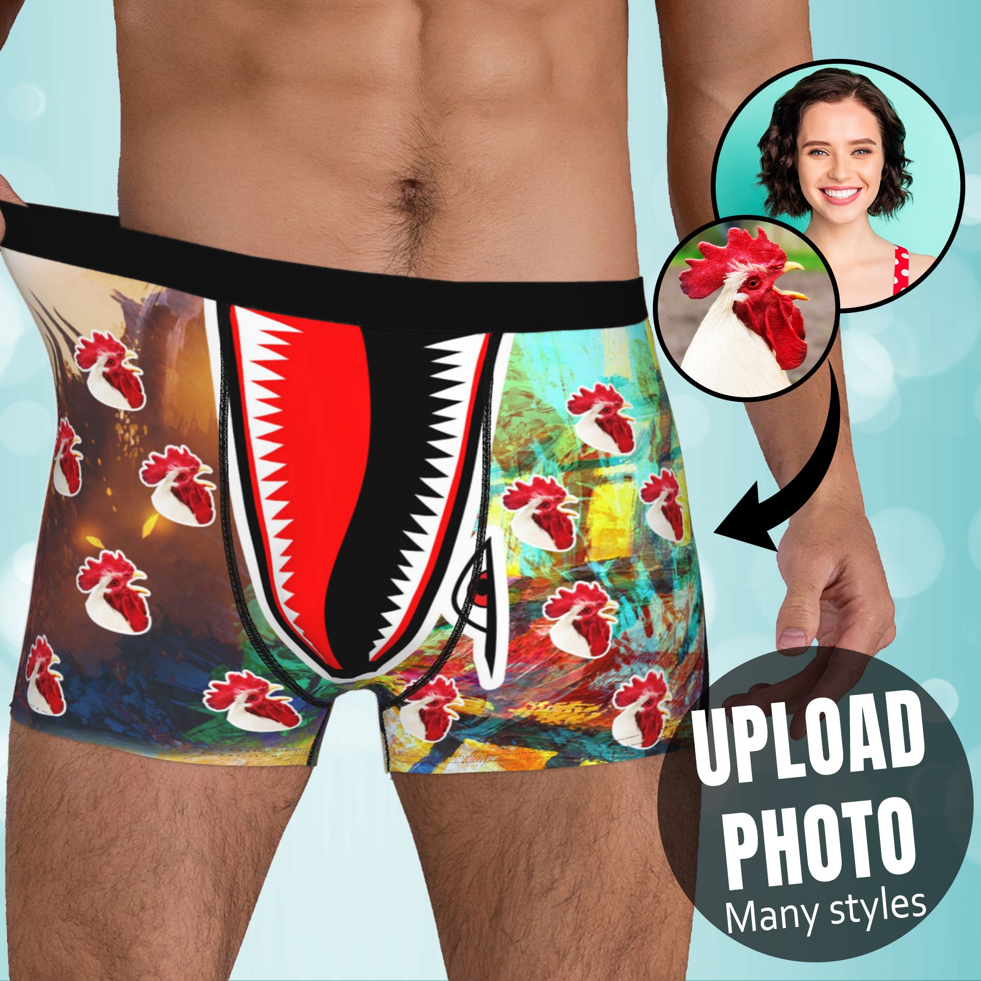 Customized Boxers for Men with Faces Custom Underwear for Men