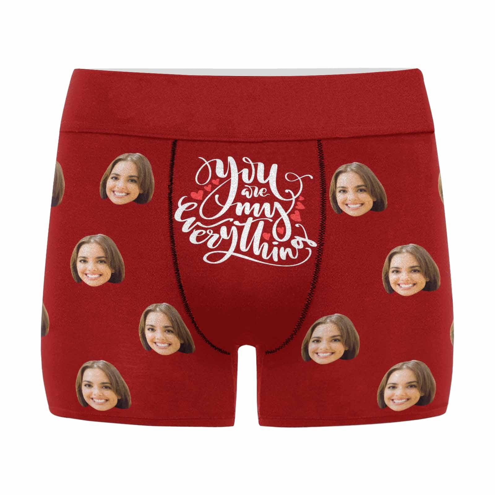 Custom Boxer Briefs for Men with Faces Funny Design Underwear Personalized  Boxers with Photos